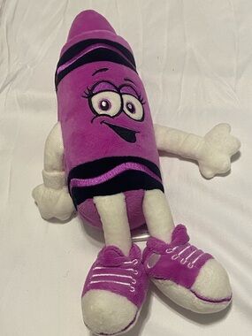 13” Purple Plush Crayon Character Plush